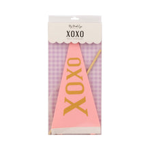 Load image into Gallery viewer, XOXO Felt Pennant Banner