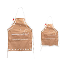 Load image into Gallery viewer, Gingerbread Apron - Youth