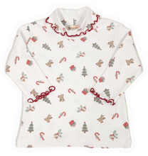 Load image into Gallery viewer, Xmas Icon Lettuce-Edge Turtleneck