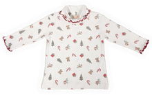 Load image into Gallery viewer, Xmas Icon Lettuce-Edge Turtleneck