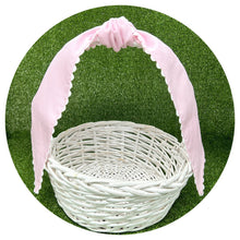 Load image into Gallery viewer, Pink Cotton Pique Sash with Trim