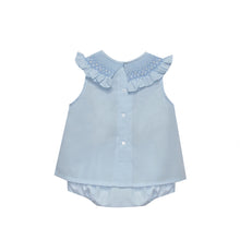 Load image into Gallery viewer, Zadie Smocked Neck Bloomer Set