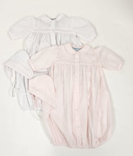 Load image into Gallery viewer, Girls Dot Emb Take Me Home Gown & Hat