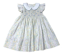 Load image into Gallery viewer, Spring Bouquet Smocked Geo Dress