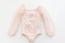 Load image into Gallery viewer, Mesh Long Sleeve Leotard - Pink Bliss