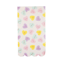 Load image into Gallery viewer, Conversation Hearts Dinner Napkins