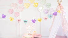 Load image into Gallery viewer, Conversation Hearts Felt Banner