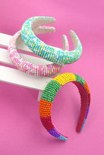 Load image into Gallery viewer, Seed Beaded Headband