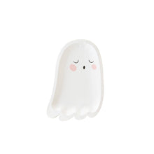 Load image into Gallery viewer, Trick or Treat Ghost Shaped Plate