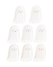 Load image into Gallery viewer, Trick or Treat Ghost Shaped Plate