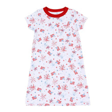 Load image into Gallery viewer, A Sparkly Fourth Nightdress