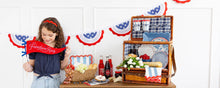 Load image into Gallery viewer, Let Freedom Ring Felt Pennant Banner