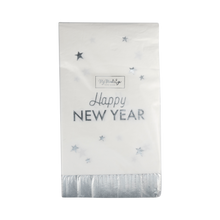 Load image into Gallery viewer, Happy New Year Fringed Dinner Napkins