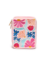 Load image into Gallery viewer, Velvet Jewelry Zip Case/Organizer