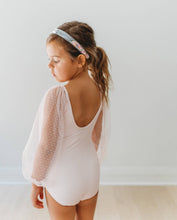 Load image into Gallery viewer, Mesh Long Sleeve Leotard - Pink Bliss