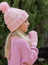 Load image into Gallery viewer, Pink Knit Mittens