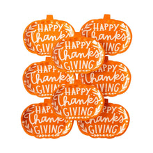 Load image into Gallery viewer, Happy Thanksgiving Pumpkin Plate Set