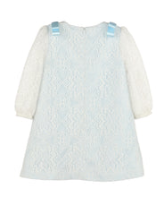 Load image into Gallery viewer, Blue Overlay Lace Dress