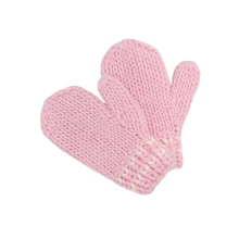Load image into Gallery viewer, Pink Knit Mittens