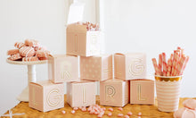 Load image into Gallery viewer, Pink Block Treat Boxes