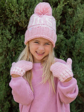 Load image into Gallery viewer, Pink Knit Mittens