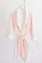 Load image into Gallery viewer, Bathrobe- Jacquard Bows, Scalloped Edge