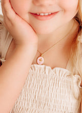Load image into Gallery viewer, Gold-Plated Ballerina Oval Necklace