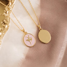 Load image into Gallery viewer, Gold-Plated Ballerina Oval Necklace