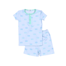 Load image into Gallery viewer, Paper Boats 2 PC Pajama Set