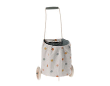 Load image into Gallery viewer, Polka Dot Trolley - Blue/Multi Dot, 22in.