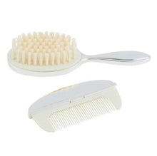 Load image into Gallery viewer, Silver-plated Brush & Comb Set
