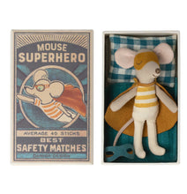 Load image into Gallery viewer, Super Hero Mouse in Matchbox, Little Bro