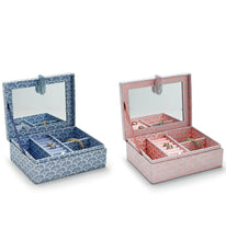 Load image into Gallery viewer, Printed Fabric Jewelry Box
