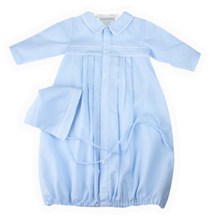 Load image into Gallery viewer, Boys Dot Emb Take Me Home Gown & Hat