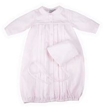 Load image into Gallery viewer, Girls Dot Emb Take Me Home Gown & Hat