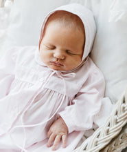 Load image into Gallery viewer, Girls Dot Emb Take Me Home Gown & Hat