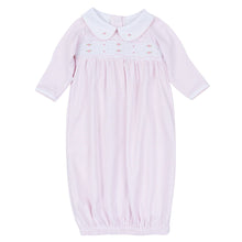 Load image into Gallery viewer, Anna Smocked Collared Gown