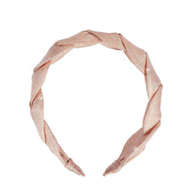 Load image into Gallery viewer, Sparkle Linen Plaited Headband