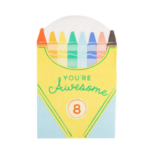 Load image into Gallery viewer, Crayon Box Shaped Dinner Napkin