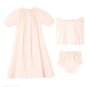 Eyelet Daygown - Pink