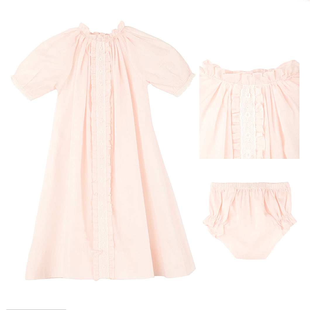Eyelet Daygown - Pink