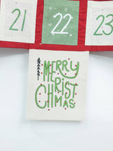 Load image into Gallery viewer, Advent Calendar | Canvas Calendar | Christmas Holiday Decor