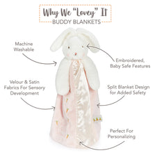 Load image into Gallery viewer, Blossom Bunny Buddy Blanket