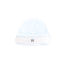 Load image into Gallery viewer, Love Teddy Smocked Velour Hat