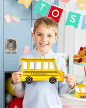 Load image into Gallery viewer, School Bus Shaped Plate