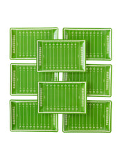 Load image into Gallery viewer, Football Field Shaped Paper Plate