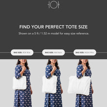 Load image into Gallery viewer, White Canvas Ruffle Tote