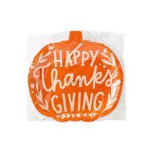 Load image into Gallery viewer, Happy Thanksgiving Pumpkin Plate Set