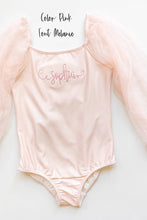 Load image into Gallery viewer, Mesh Long Sleeve Leotard - Pink Bliss