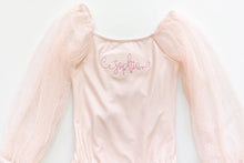 Load image into Gallery viewer, Mesh Long Sleeve Leotard - Pink Bliss